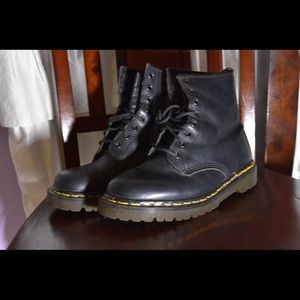 Black Dr. Marten Lace-up Boots